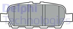 DELPHI set placute frana, frana disc DELPHI LP3375 - automobilus