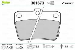 VALEO set placute frana, frana disc VALEO 301673 - automobilus