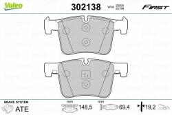 VALEO set placute frana, frana disc VALEO ESSENTIAL 302138 (302138)