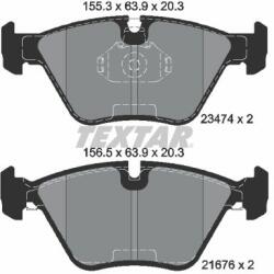 TEXTAR set placute frana, frana disc TEXTAR Q+ 2347402 (2347402)
