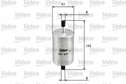 VALEO filtru combustibil VALEO 587001 (587001) - automobilus