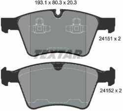 TEXTAR set placute frana, frana disc TEXTAR Q+ 2415101 (2415101)