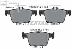 TEXTAR set placute frana, frana disc TEXTAR Q+ 2260101 (2260101)