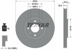TEXTAR Disc frana TEXTAR PRO 92168503 (92168503)