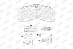 JURID set placute frana, frana disc JURID 2925305390 (2925305390)