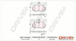 Dr! ve+ set placute frana, frana disc Dr! ve+ DP1010.10. 0959 - automobilus