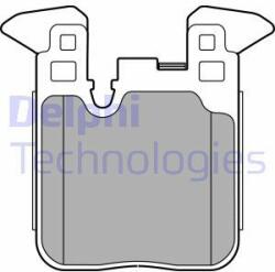 DELPHI set placute frana, frana disc DELPHI LP2660 (LP2660)