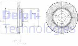 DELPHI Disc frana DELPHI BG4092C (BG4092C) - automobilus