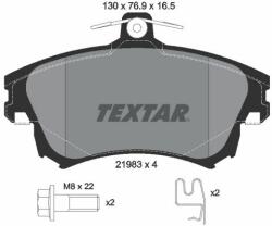 TEXTAR set placute frana, frana disc TEXTAR Q+ 2198304 (2198304)