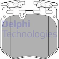 DELPHI set placute frana, frana disc DELPHI LP3304 (LP3304)