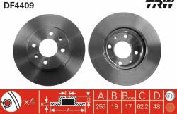 TRW Disc frana TRW DF4409 (DF4409) - automobilus