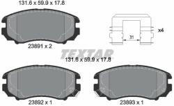 TEXTAR set placute frana, frana disc TEXTAR Q+ 2389105 (2389105)