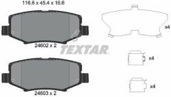 TEXTAR set placute frana, frana disc TEXTAR 2460201 (2460201)
