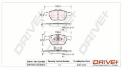 Dr! ve+ set placute frana, frana disc Dr! ve+ DP1010.10. 0868 - automobilus