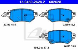 ATE set placute frana, frana disc ATE 13.0460-2628.2 (13.0460-2628.2)