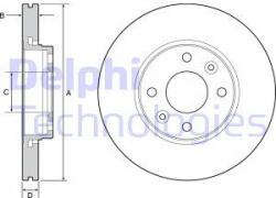 DELPHI Disc frana DELPHI BG4459C (BG4459C) - automobilus