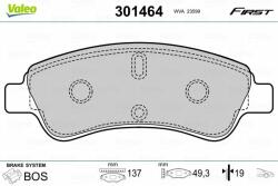 VALEO set placute frana, frana disc VALEO ESSENTIAL 301464 (301464)