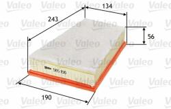 VALEO Filtru aer VALEO 585156 - automobilus