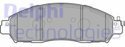 DELPHI set placute frana, frana disc DELPHI LP3291 (LP3291)