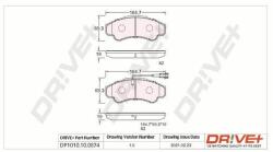 Dr! ve+ set placute frana, frana disc Dr! ve+ DP1010.10. 0874 - automobilus