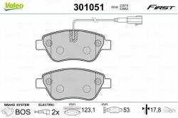 VALEO set placute frana, frana disc VALEO ESSENTIAL 301051 (301051)