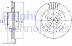 DELPHI Disc frana DELPHI BG3413 (BG3413) - automobilus