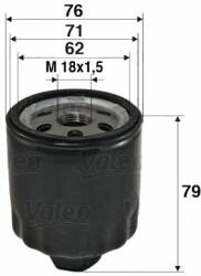 VALEO Filtru ulei VALEO 586072 (586072)