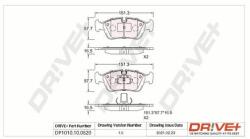 Dr! ve+ set placute frana, frana disc Dr! ve+ DP1010.10. 0820 - automobilus