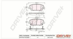 Dr! ve+ set placute frana, frana disc Dr! ve+ DP1010.10. 0028 - automobilus