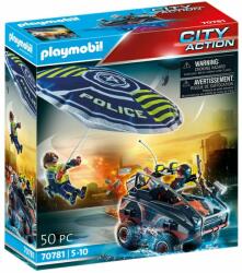 Playmobil Parasuta Politiei Si Hot Cu Atv (70781)
