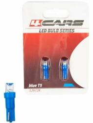 Sziklai Izzó LED, műszerfal T5, 12V, 1W, kék (4C92636)