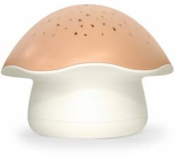 Pabobo Proiector pentru cer nocturn cu zgomot alb și senzor de plâns Star Mushroom Pink (AGSSP02M-P)