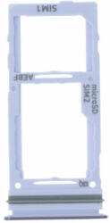 Samsung A528 Galaxy A52S 5G, SIM kártya tartó tálca, (memóriakártya tartó, DualSIM), lila