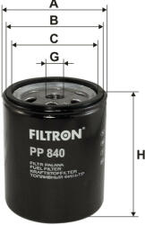 FILTRON PP840 Üzemanyagszűrő