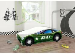 MyKids Pat Tineret MyKids Race Car 07 Army-160x80 - kimbi