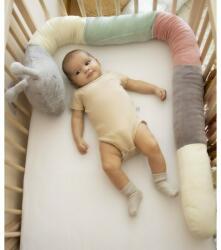 BabyJem - Protectie laterala multifunctionala din plus Omida (bj_731) Lenjerii de pat bebelusi‎, patura bebelusi