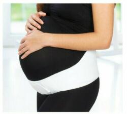 BabyJem Centura abdominala pentru sustinere prenatala BabyJem Pregnancy (Marime: L, Culoare: Alb) (bj_2494)