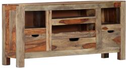 vidaXL Servantă, gri, 100x30x50 cm, lemn masiv de sheesham (247751) Comoda
