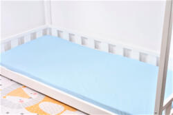 Confort Family Cearsaf pat bumbac 100% culoare bleu 90x200x10 cm Lenjerii de pat bebelusi‎, patura bebelusi