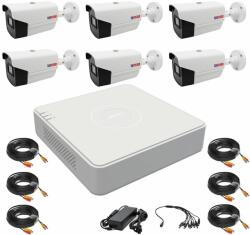 Hikvision Sistem supraveghere 6 camere Rovision oem Hikvision 2MP full hd, DVR 8 canale, accesorii incluse (33152-)