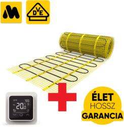 MAGNUM Mat elektromos fűtőszőnyeg 3 m2 = 450 W elektromos padlófűtés + WI-FI Control Touch szobatermosztát szett (240601)