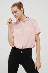 DKNY bluza femei, culoarea roz, neted PPYY-BLD010_03X