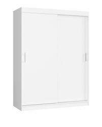 AKORD Tolóajtós gardróbszekrény - Akord Furniture - 150 cm - fehér