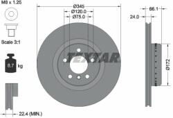 TEXTAR Disc frana TEXTAR PRO+ 92265125 (92265125)