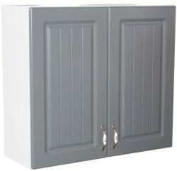 Spectral Mobila Corp superior 80 cu 2 usi Zebra MDF gri dungi