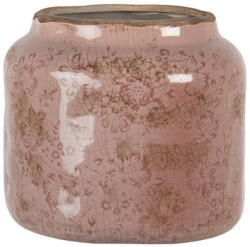 Clayre & Eef Ghiveci de flori din ceramica roz 18x16 cm (6CE1249L)
