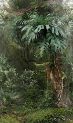 Marburg Smart Art Easy 47208 Natúra zöld dzsungel mintás digitális panel (47208)