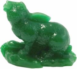  Iepure jad Feng Shui, remediu pentru înțelegere, statueta verde 85 mm