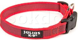 Julius-K9 Color & Grey nyakörv, piros, 20mm, 27-42cm