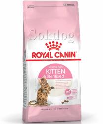Royal Canin Kitten Sterilised 2x400g - ivartalanított kölyök macska száraz táp